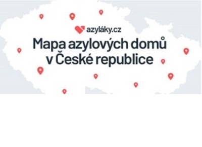 Mapa azylových domů v projektu "Všechny azyláky pod jednou střechou"