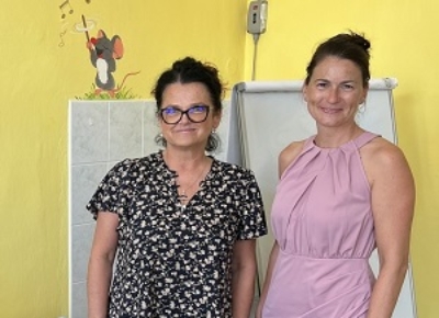 Ve Svitavách nás navštívila paní Mazalová z firmy EVT Stavby