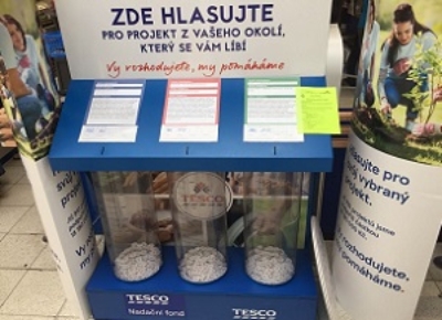 Prezentace Domu na půl cesty v Tesco Jihlava