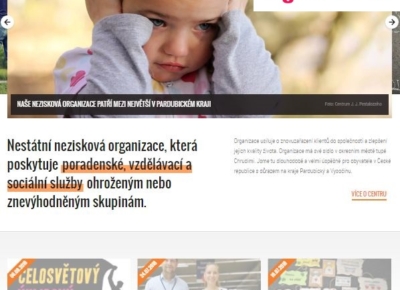 Nový web pro naši organizaci a klienty