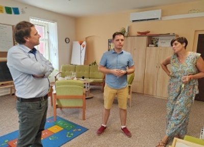 Krizové centrum Žamberk navštívil pan starosta z Červené Vody