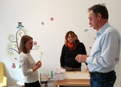 Návštěva z města Chotěboř v Krizovém centru Chrudim