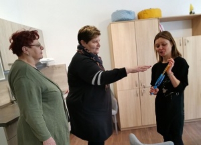 Návštěva starostky Prachovic v Krizovém centru Chrudim