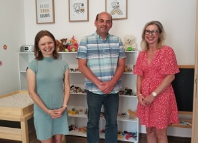 Ing. Václav Fišer, starosta Rohovládovy Bělé, navštívil Krizové centrum Chrudim