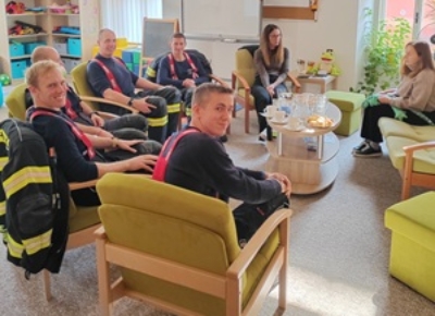 Hasiči HZS Žamberk navštívili naše krizové centrum