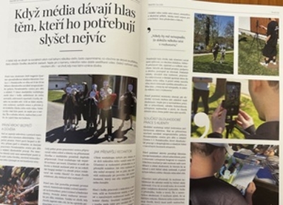 O klientech Poradenského centra napsal magazín Quartier