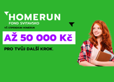HOMERUN FOND podporuje také vysokoškoláky ze Svitavska